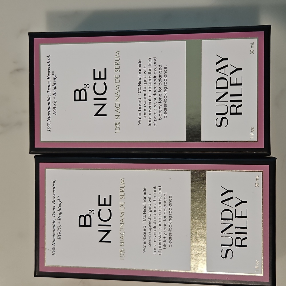 Sunday Riley B3 Nice Niacinamide Serum Two Pack